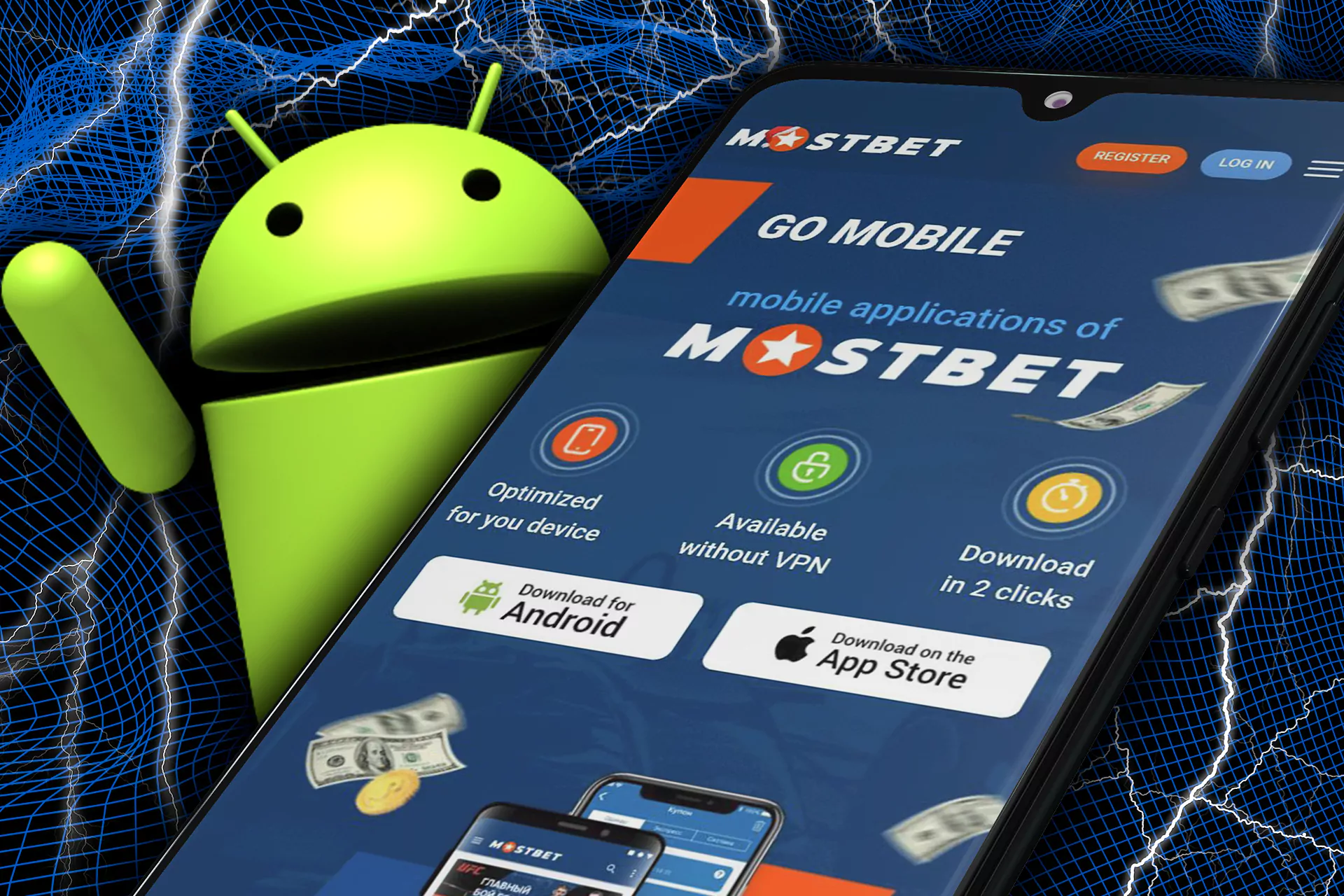 Mostbet app for Android.