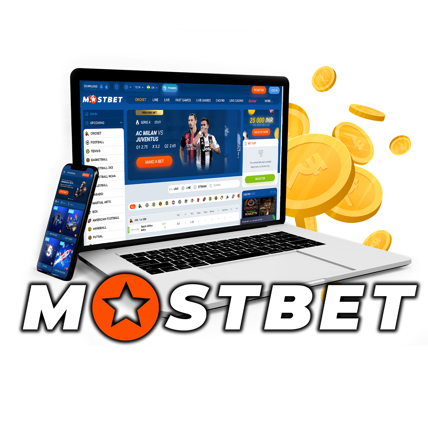 Mostbet India: Official Site for Online Betting, Bonus ₹25,000