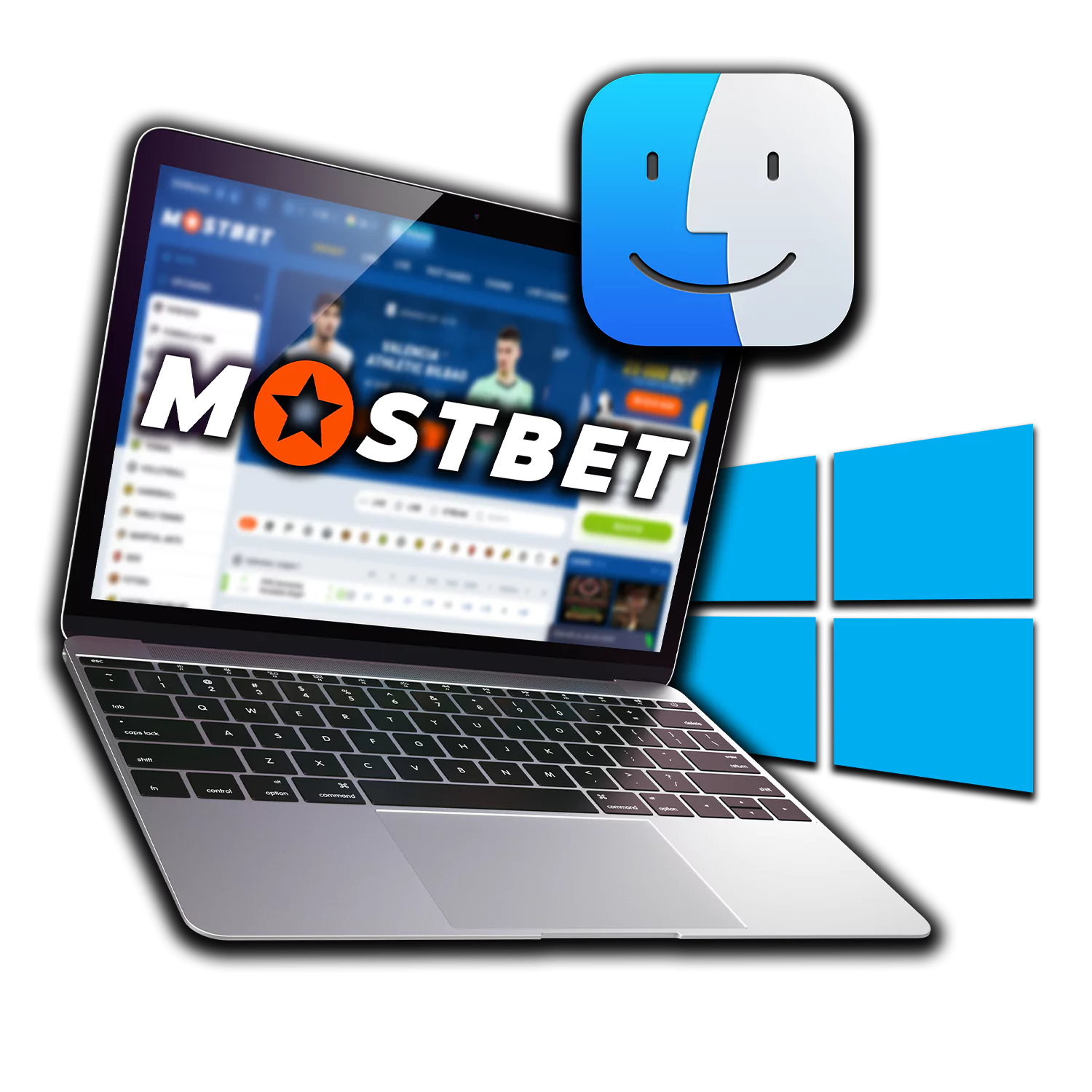 Mostbet PC client for windows and Mac OS.