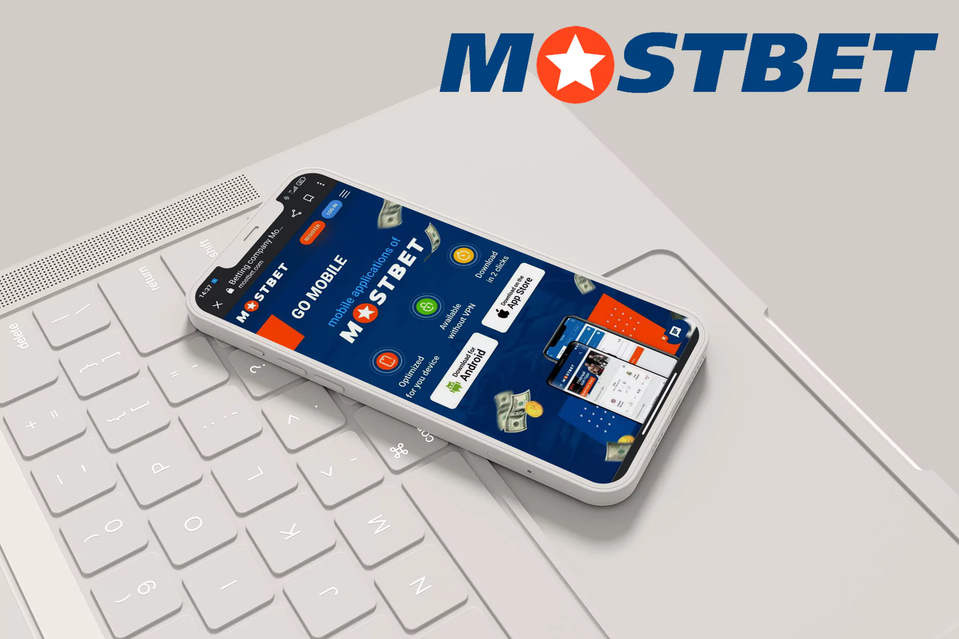 If you do not want to download the app you can use Mostbet via the mobile browser.