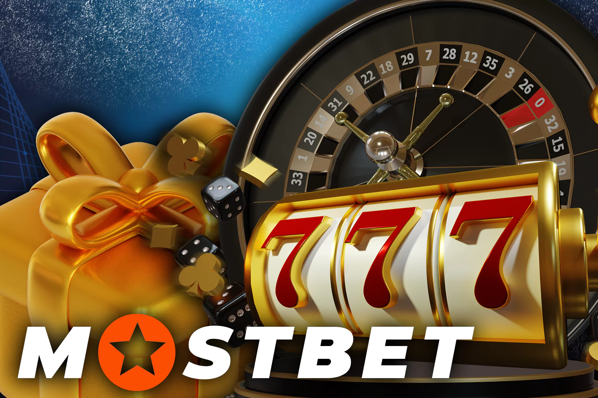 Casino bonus of Mostbet.