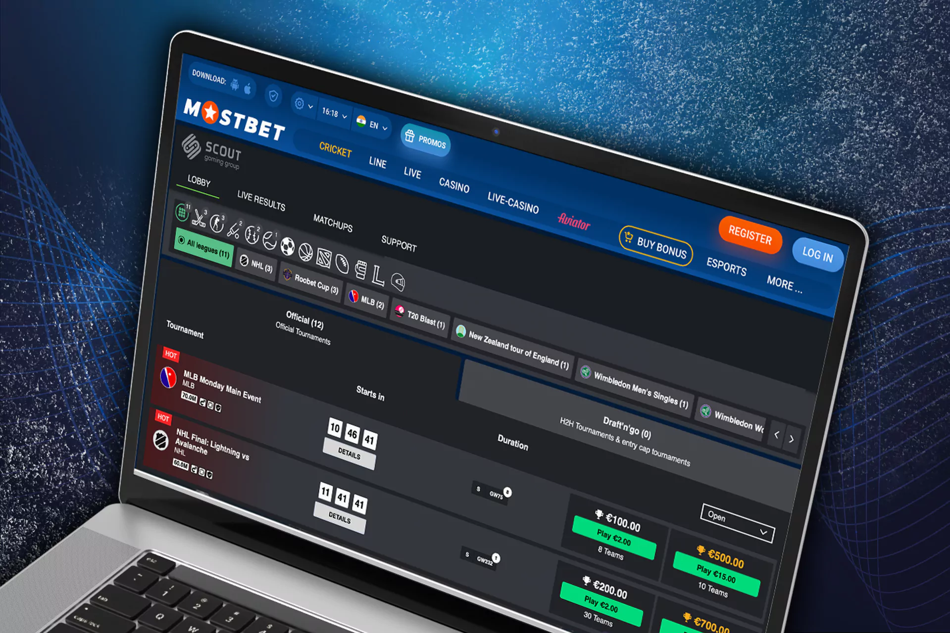 Fantasy sports betting at Mostbet, all leagues: NHL, Roobet cup, MLB and other.