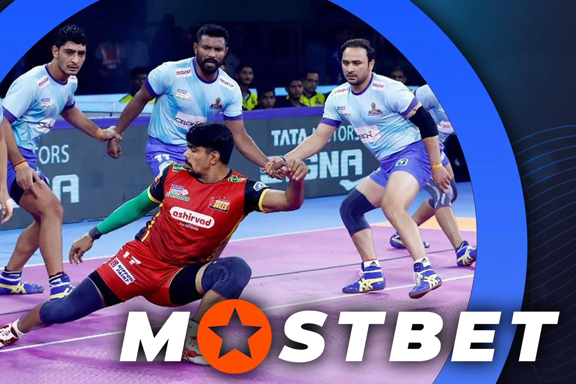 Kabaddi betting at Mostbet.