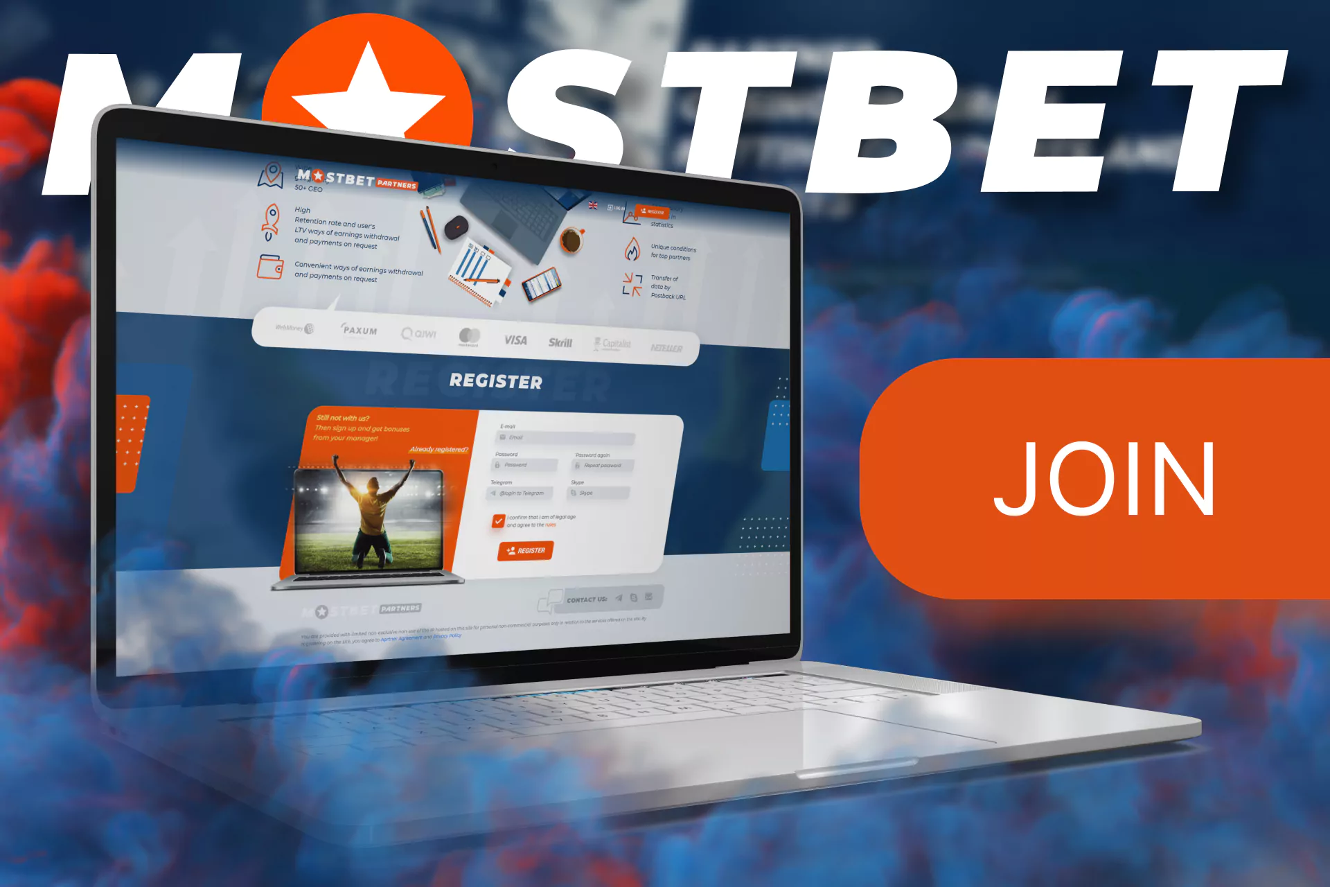 Join Mostbet's affiliate program, find out how easy it is to do.