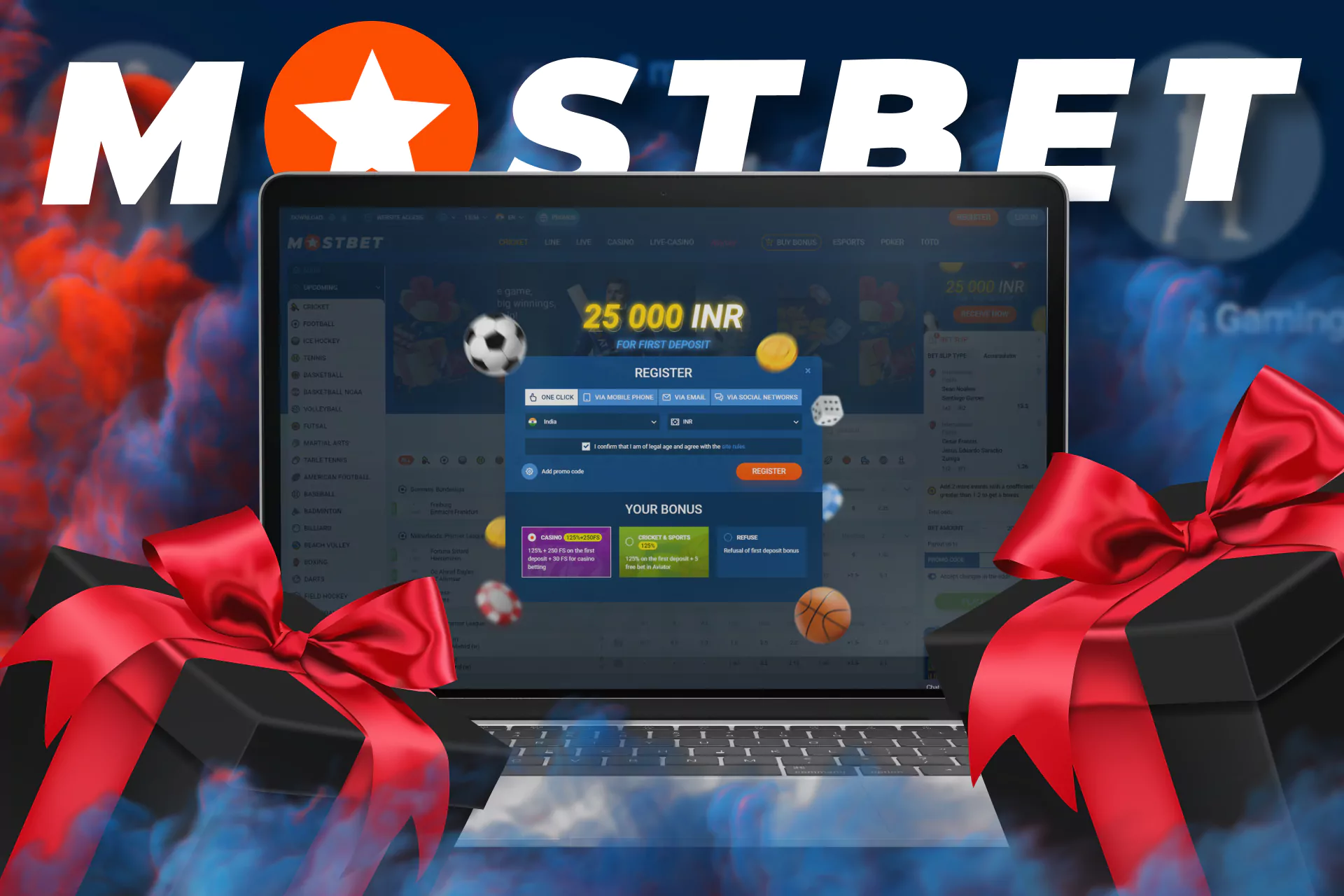 Register at Mostbet and get a special bonus for betting on esport.