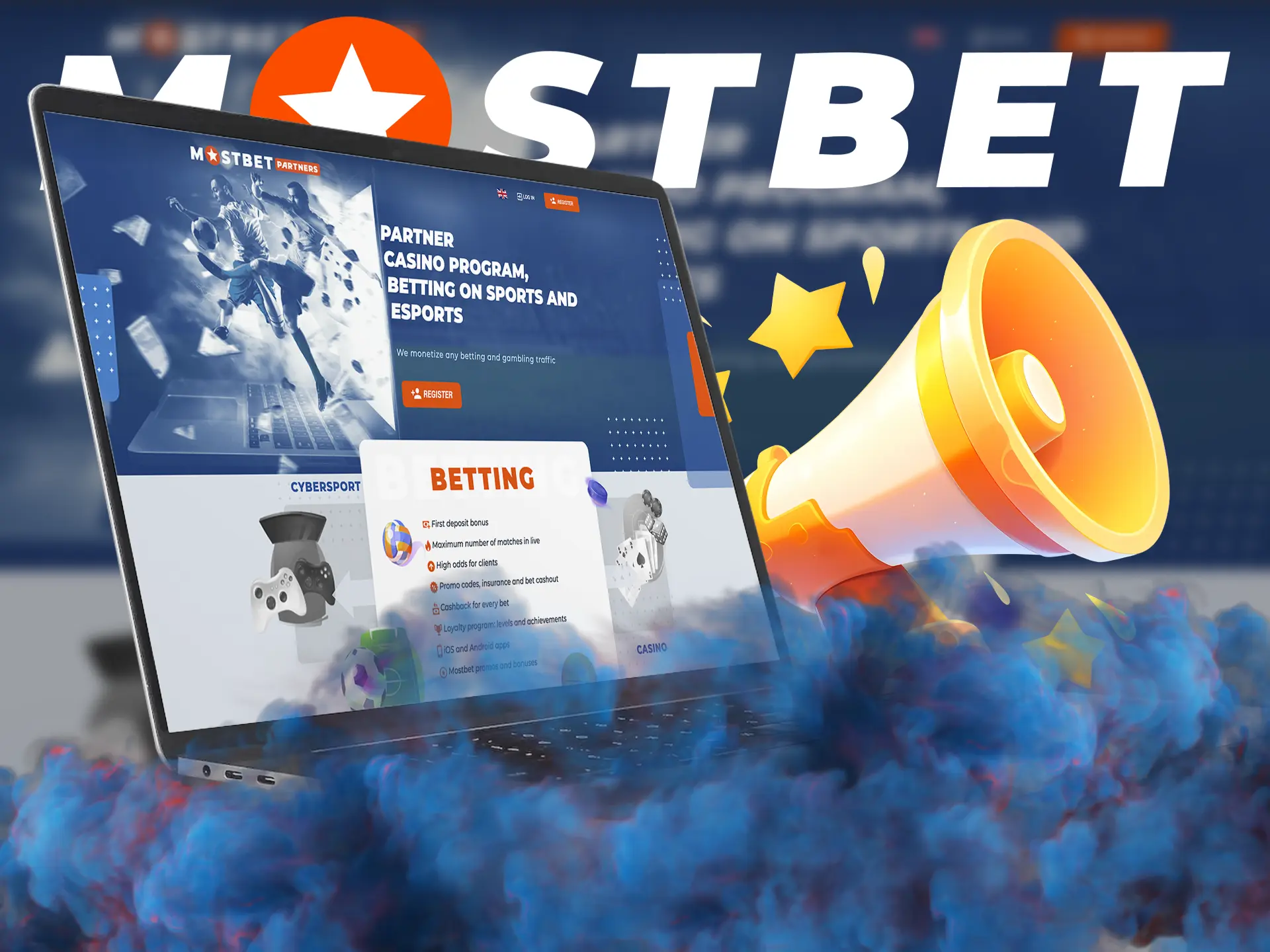 Invite your friends and acquaintances to Mostbet Casino to play slots and earn money together.