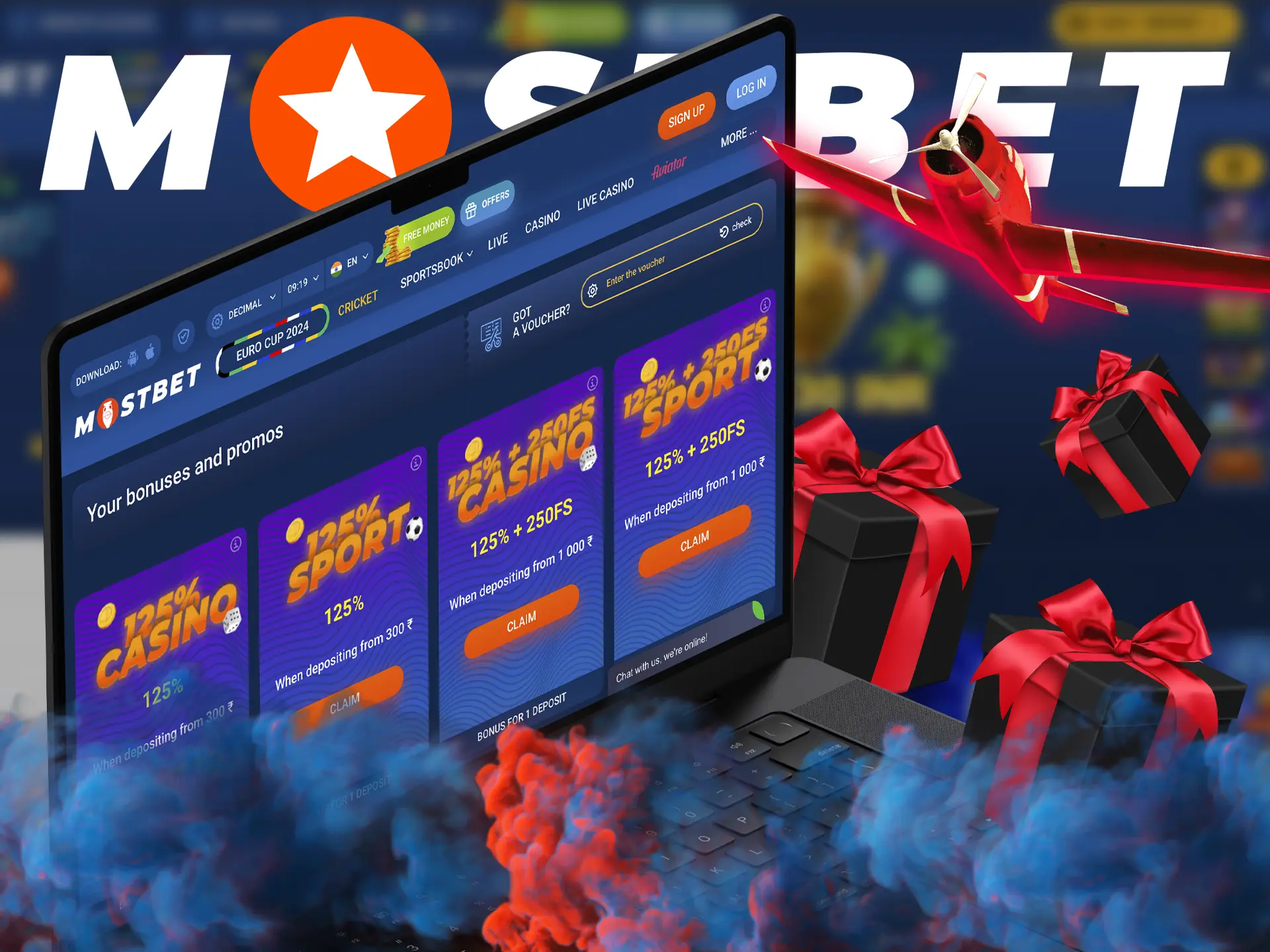 Take advantage of the Mostbet casino bonus for Aviator game to significantly increase your bet.