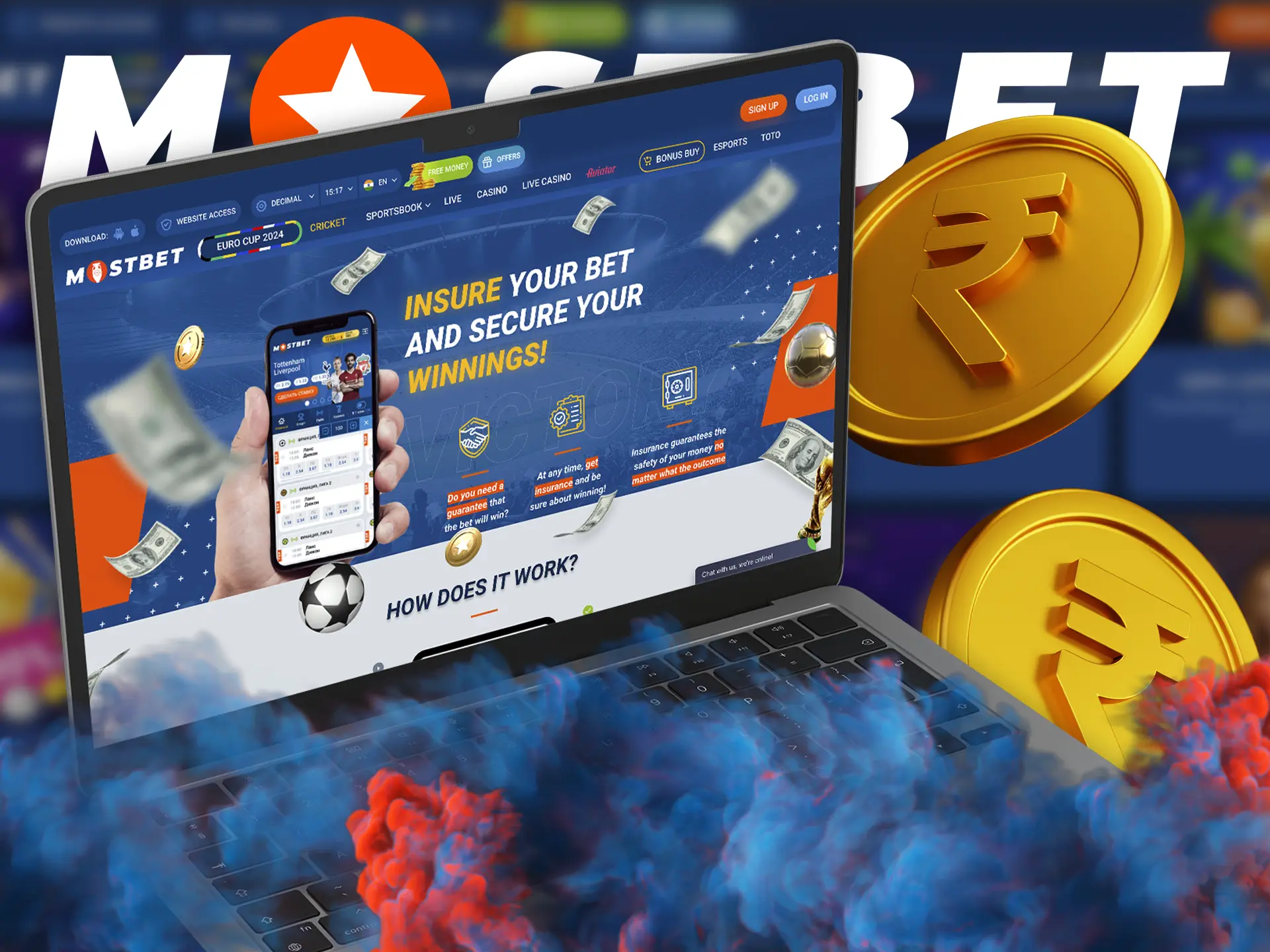 Make win-win bets with Mostbet's promotional offer.