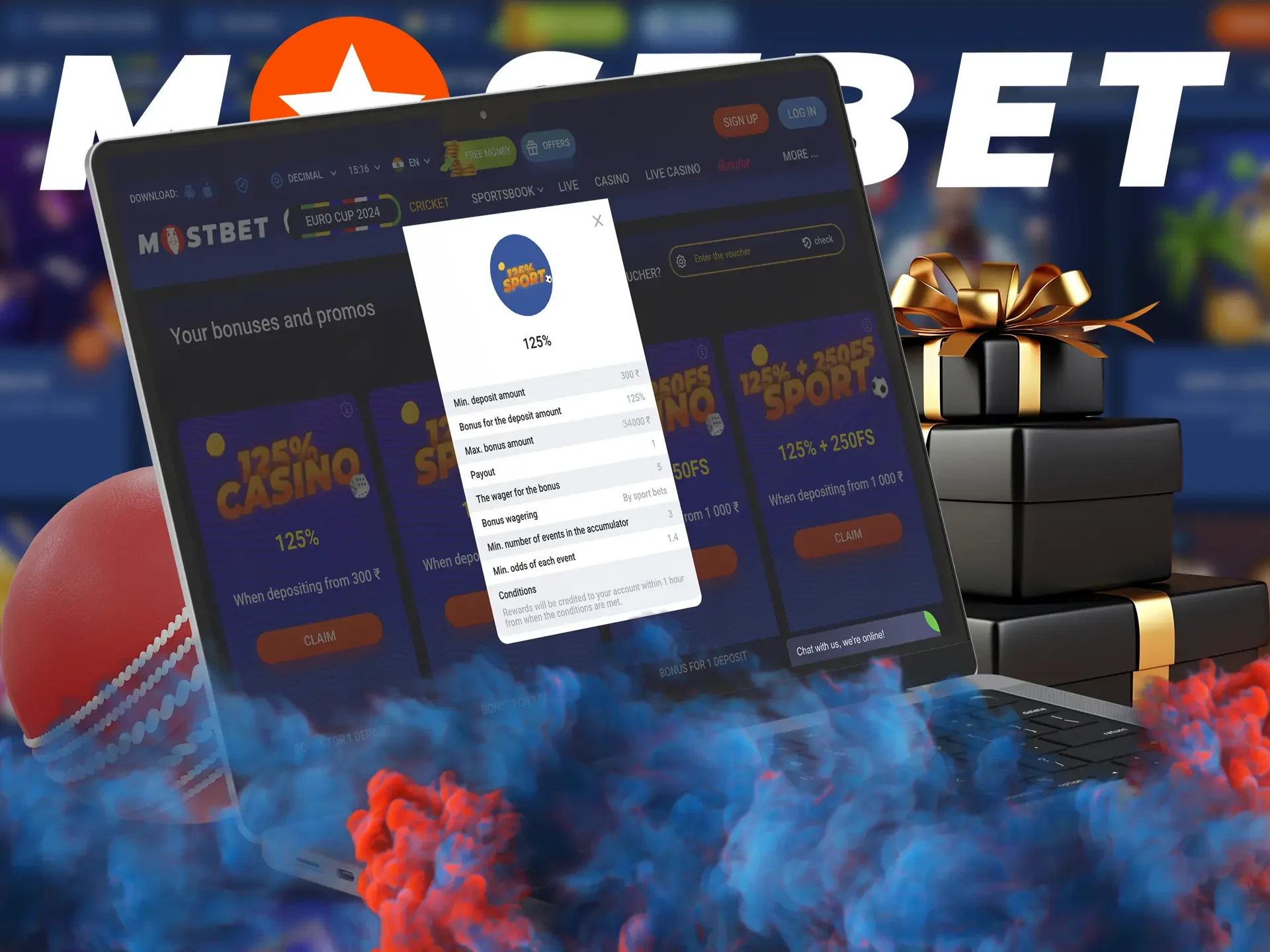 Make a quick bet on your favourite team using the Mostbet bonus.