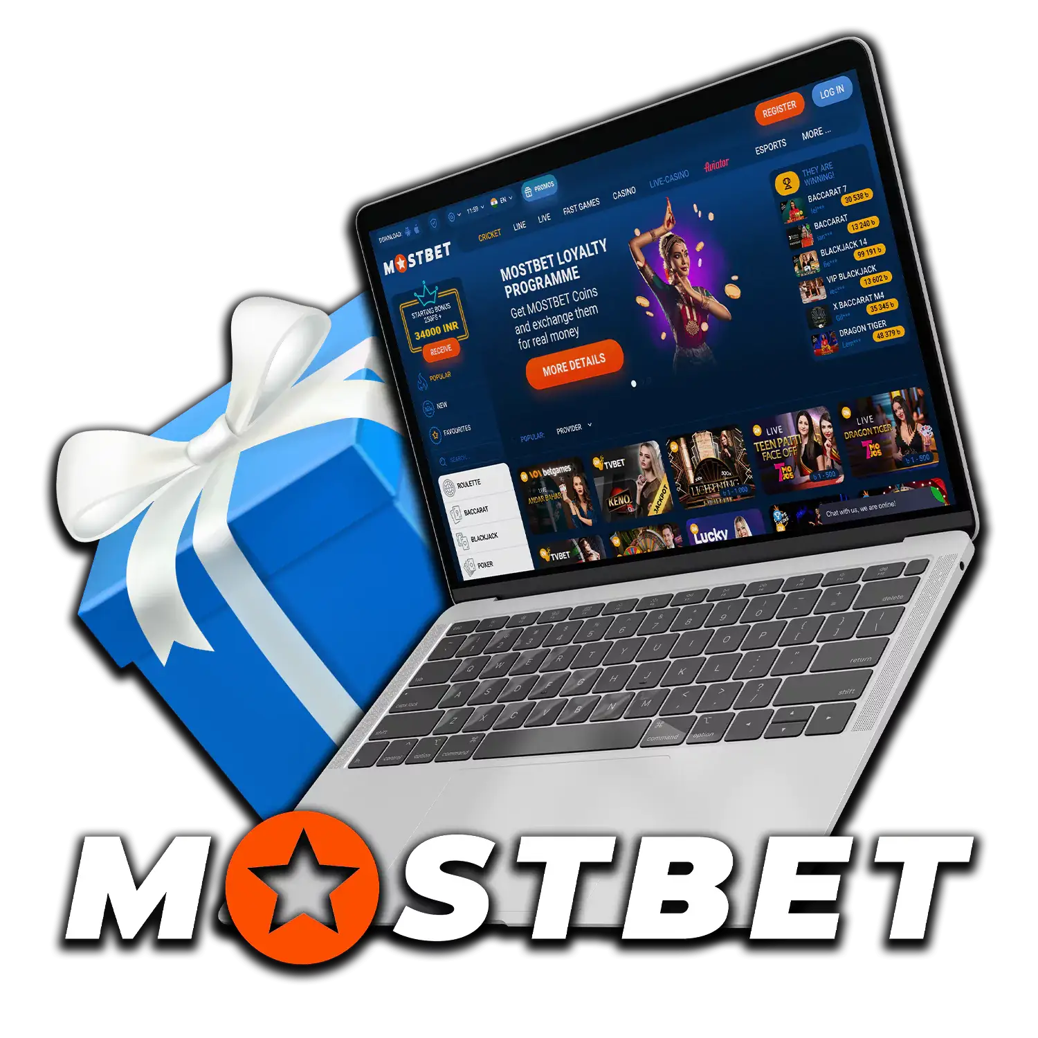 How to start play at online casino Mostbet.